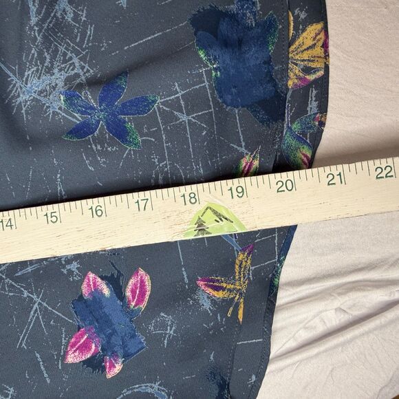 Babaton Aritzia Women's XS Malik Off Shoulder Floral Blouse Fairy Flowy Dainty - Picture 9 of 11